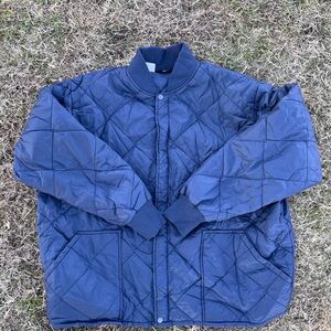 VINTAGE Walls Quilted Work Jacket Men 2XL Zip Bomber Hunting Liner